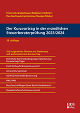 Der Kurzvortrag in der mündlichen Steuerberaterprüfung 2023/2024 - Thomas Fränznick, Uwe Grobshäuser, Rolf-Rüdiger Radeisen