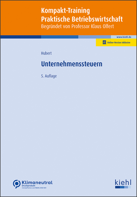 Unternehmenssteuern - Tina Hubert