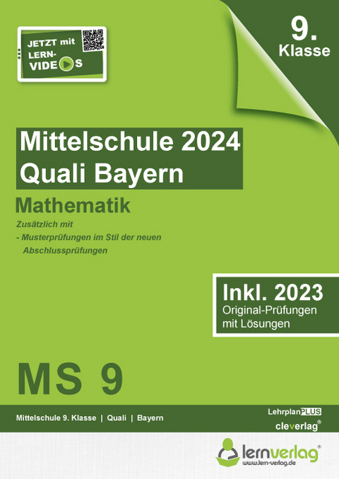 Original-Prüfungen Mittelschule Bayern 2024 Quali Mathematik