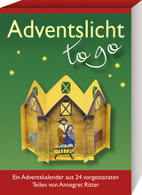 Adventslicht - to go. Ein Adventskalender aus 24 vorgestanzten Teilen