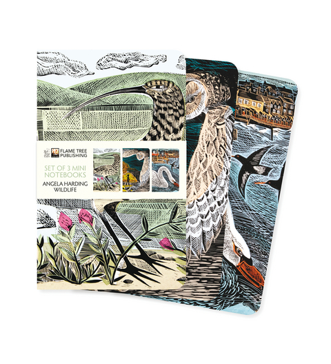Angela Harding: Wildlife Set of 3 Mini Notebooks - 
