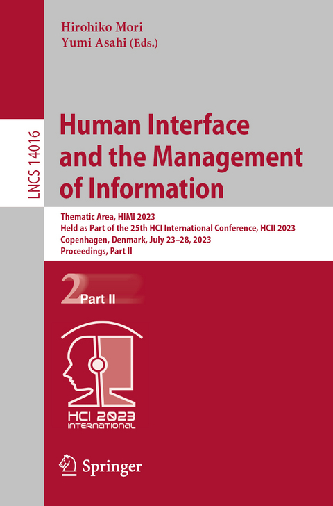 Human Interface and the Management of Information - 