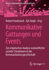 Kommunikative Gattungen und Events - 