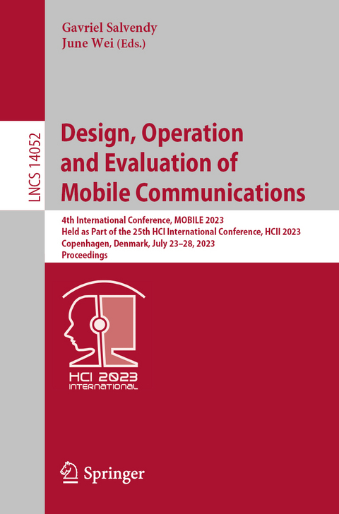 Design, Operation and Evaluation of Mobile Communications - 
