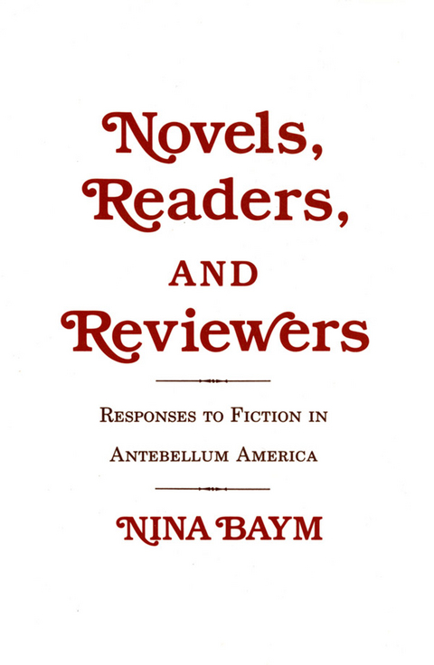 Novels, Readers, and Reviewers - Nina Baym