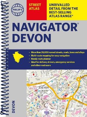 Philip's Navigator Street Atlas Devon -  Philip's Maps