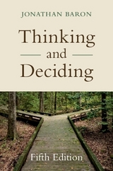 Thinking and Deciding - Baron, Jonathan