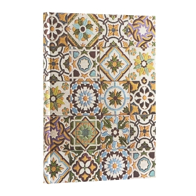 Porto (Portuguese Tiles) Ultra Unlined Hardback Journal (Elastic Band Closure) -  Paperblanks