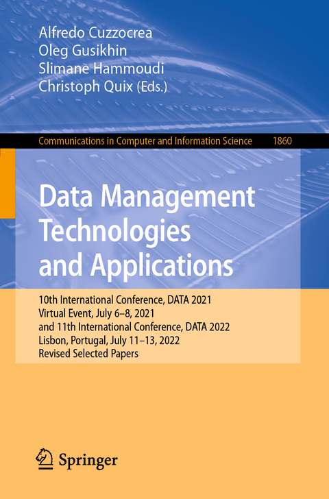 Data Management Technologies and Applications - 