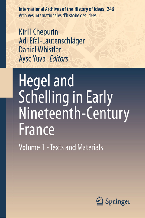 Hegel and Schelling in Early Nineteenth-Century France - 