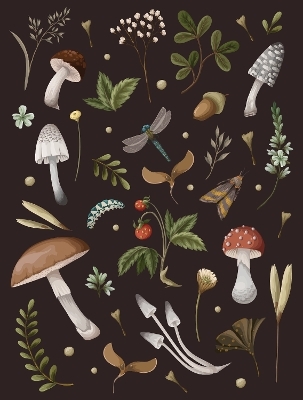 Mushroom Lined Journal -  Editors of Chartwell Books