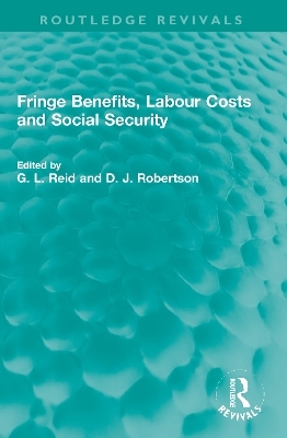 Fringe Benefits, Labour Costs and Social Security - 