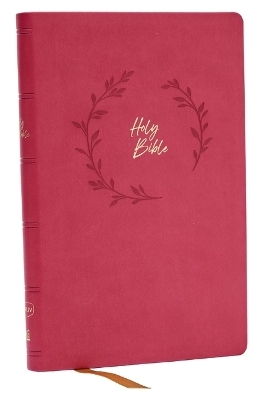NKJV Holy Bible, Value Ultra Thinline, Pink Leathersoft, Red Letter, Comfort Print -  Thomas Nelson