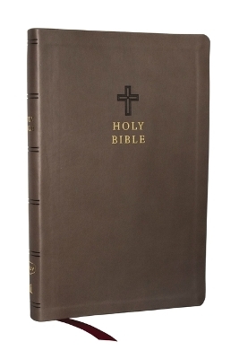 KJV Holy Bible: Value Ultra Thinline, Charcoal Leathersoft, Red Letter, Comfort Print: King James Version -  Thomas Nelson