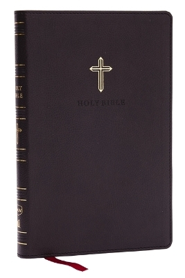 NKJV Holy Bible, Ultra Thinline, Black Leathersoft, Red Letter, Comfort Print -  Thomas Nelson