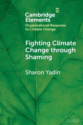 Fighting Climate Change through Shaming - Sharon Yadin