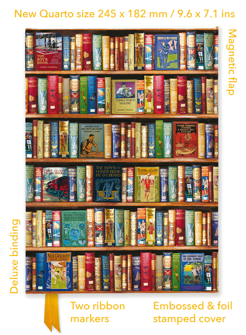 Bodleian Libraries: Hobbies & Pastimes Bookshelves (Foiled Quarto Journal) - 