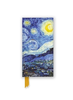 Vincent van Gogh: Starry Night (Foiled Slimline Journal) - Flame Tree Studio