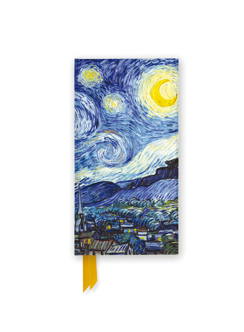 Vincent van Gogh: Starry Night (Foiled Slimline Journal) - 