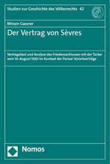 Der Vertrag von Sèvres - Miriam Gassner