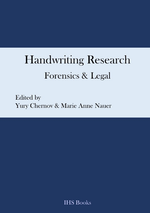 Handwriting Research - Yury Chernov, Marie Anne Nauer