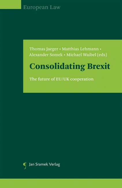 Consolidating Brexit - 