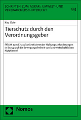 Tierschutz durch den Verordnungsgeber - Kea Ovie