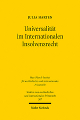 Universalität im Internationalen Insolvenzrecht - Julia Harten