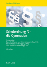 Schulordnung für die Gymnasien