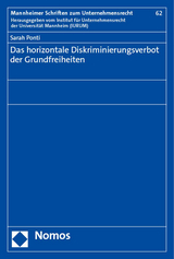 Das horizontale Diskriminierungsverbot der Grundfreiheiten - Sarah Ponti