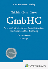 GmbHG - Gehrlein, Markus; Born, Manfred; Simon, Stefan
