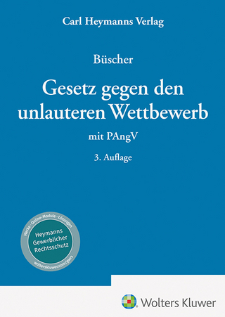 Gesetz gegen den unlauteren Wettbewerb - Wolfgang Büscher
