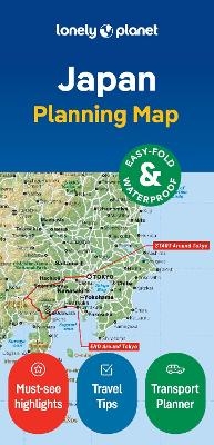 Lonely Planet Japan Planning Map -  Lonely Planet