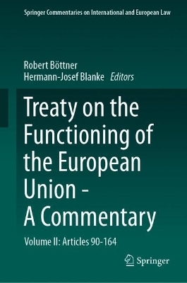 Treaty on the Functioning of the European Union - A Commentary - 