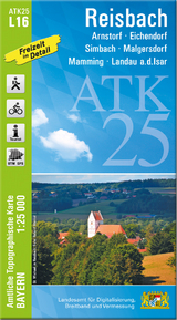 ATK25-L16 Reisbach (Amtliche Topographische Karte 1:25000) - 