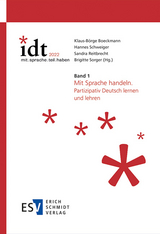 IDT 2022: *mit.sprache.teil.haben - - Band 1: Mit Sprache handeln - 