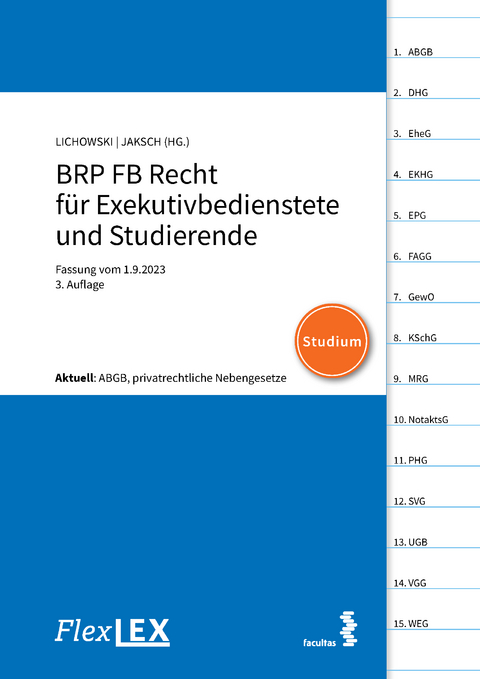 FlexLex BRP FB Recht für Exekutivbedienstete und Studierende | Studium - 