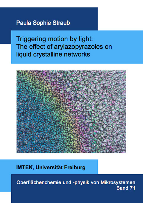 Triggering motion by light: The effect of arylazopyrazoles on liquid crystalline networks - Paula Sophie Straub