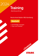 STARK Lösungen zu Training Abschlussprüfung Realschule 2024 - Deutsch - BaWü - Anja Engel, Sandra Wagner, Franziska Schnurrer