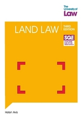 SQE - Land Law 3e - Avis, Helen