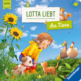 Lotta liebt die Tiere – Sach-Bilderbuch über Tiere ab 2 Jahre, Kinderbuch ab 2 Jahre, Sachwissen, Pappbilderbuch - Sandra Grimm