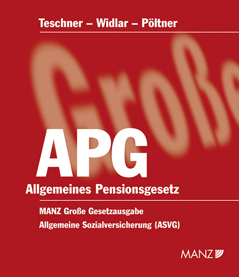 Allgemeines Pensionsgesetz - 