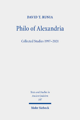 Philo of Alexandria - David T. Runia