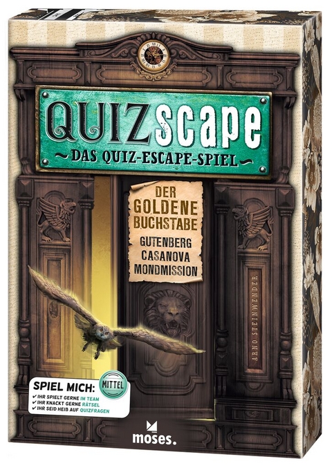 QUIZscape Der goldene Buchstabe - Arno Steinwender