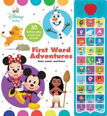 Apple Disney Baby First Word Adventures Sound Book - P I Kids