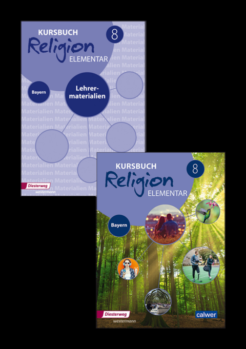 Kombi-Paket: Kursbuch Religion Elementar 8 - Ausgabe 2017 für Bayern - 