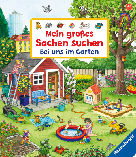 Mein großes Sachen suchen: Bei uns im Garten - Susanne Gernhäuser