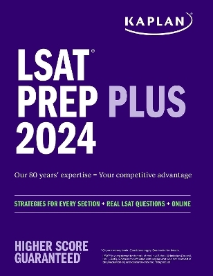 LSAT Prep Plus 2024:  Strategies for Every Section + Real LSAT Questions + Online -  Kaplan Test Prep