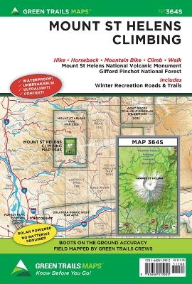 Mount St. Helens Climbing, Wa No. 364s - Green Trails Maps