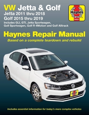 Volkswagen Jetta 2011-18 & Golf 2015-19 - J H Haynes